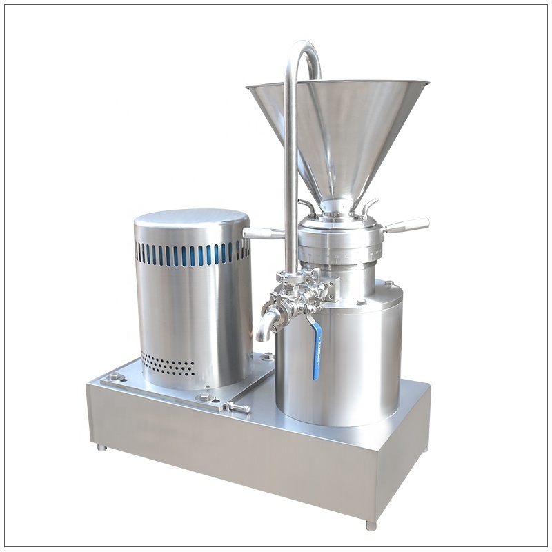 Stainless steel colloid mill for making peanut butter, tomato sauce, and chili sauce