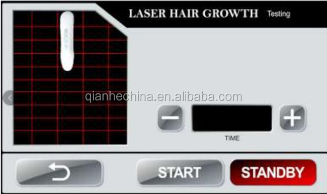 Vertical high frequency scalp stimulate hair growth treatment diode laser hair regrowth machine