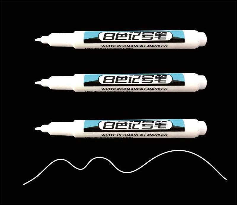 2mm Art Highlighter Permanent Marker Premium Tire Marker White Waterproof Paint M Quick Dry White Marker