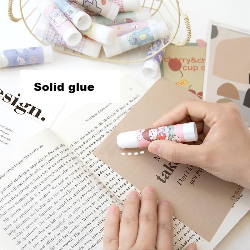 Children'S Office Supplies Kindergarten Diy Handmade White Solid Glue Stick Cute Student Stationery Solid Glue