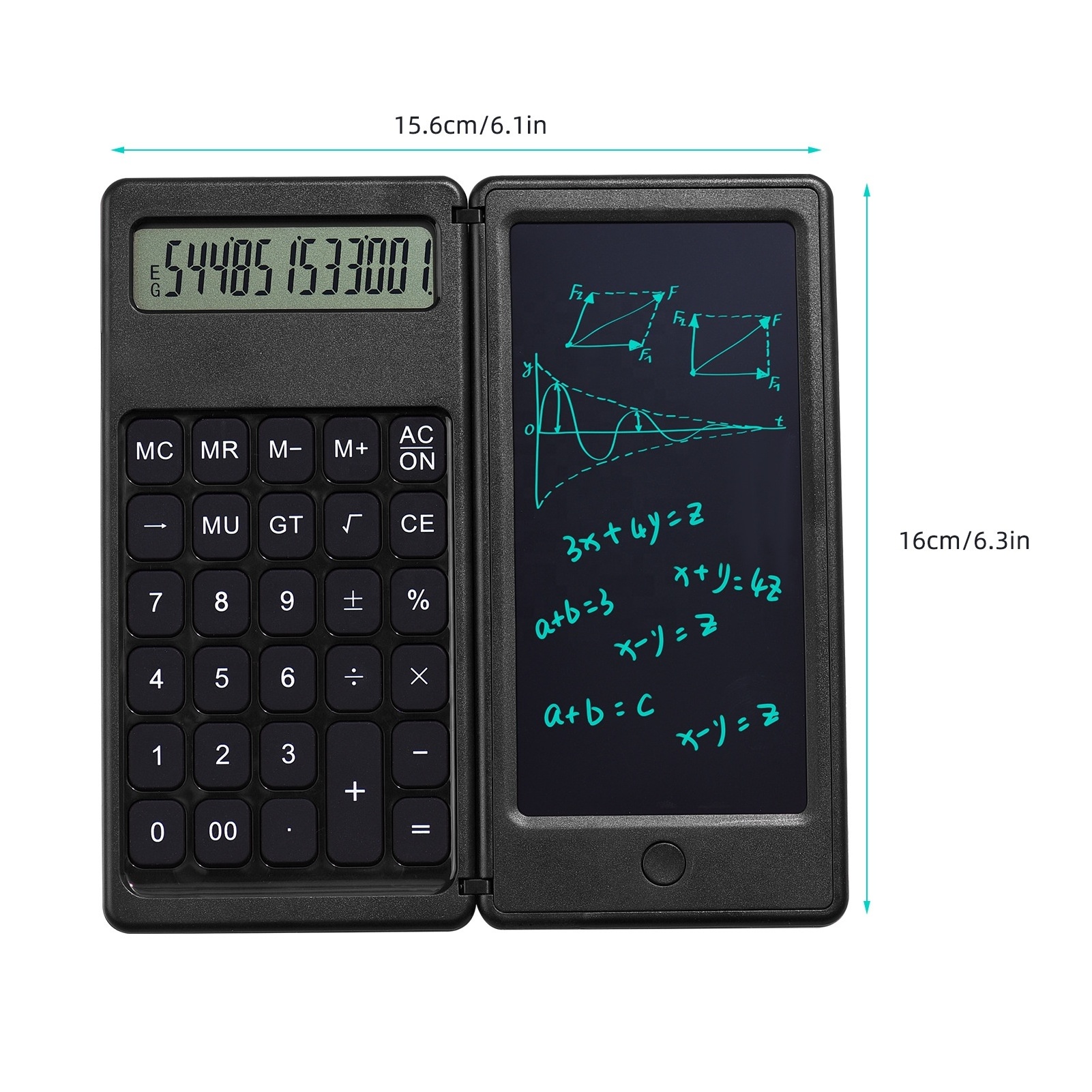 Handwriting Tablet Learning Business Office Portable Foldable Touch Screen Customized LCD Writing Tablet Calculator