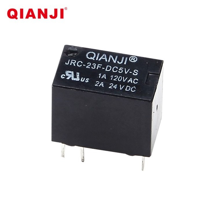 QIANJI 10a mini 12v pcb dc latching customized electric pcb relay finder switch 4 pin flash electric relay For air conditioner