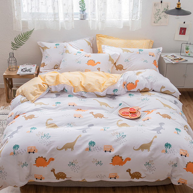 100% cotton custom printed fabric cartoon plain embroidered fabric for bedding set baby cotton fabric