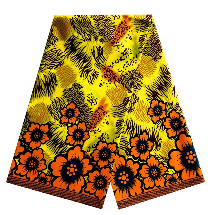 Wholesale ankara hitarget wax cotton fabric 100% Cotton Wax Print Fabric