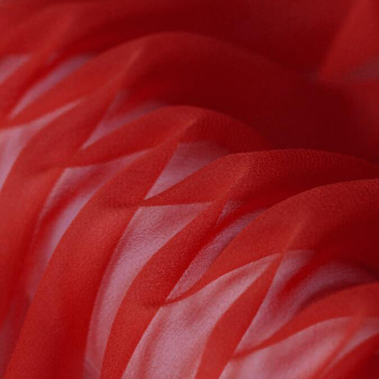 Wholesale 114cm width dyed 12mm 100% silk soft smooth silk fabric georgette for summer dress