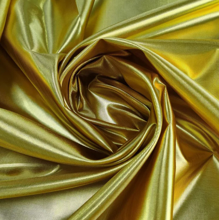 Wholesale Christmas Yarn Dyed Woven Gold Sliver Shimmer Glitter Metallic Lame Liquid Lurex Fabric For Flags