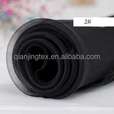 Cheap price high density soft hand feel polyester matte organza fabric for wedding dress