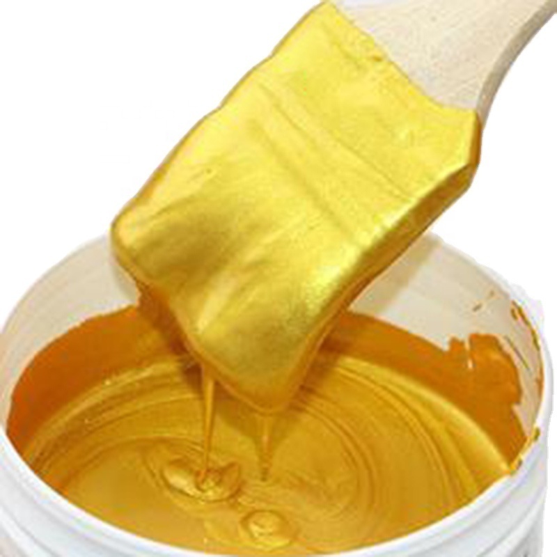 Glitter Paint Environmentally Friendly Glitter Gold Paint for Crafts or Plaster Products