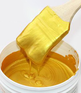 Water-resistance and Quick-drying Wallpaper Paint Glitter Gold Paint