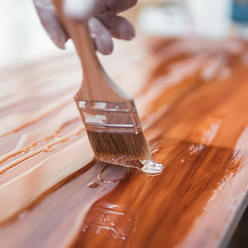 Water-based waxing, waterproofing and durable varnish sealer for wood, floors, walls and furniture Wood Sealer