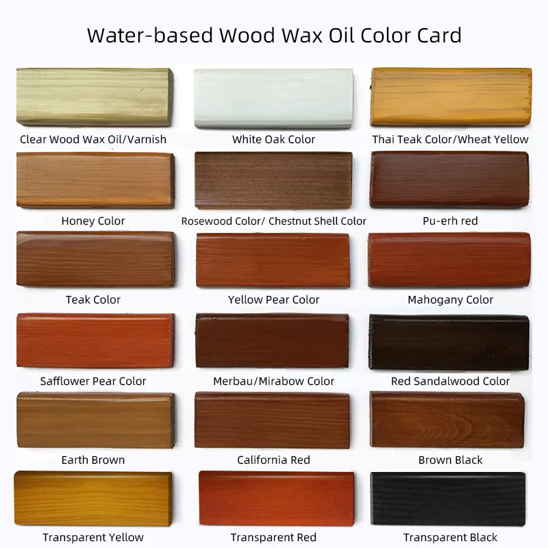 Factory Water Based Wood Wax Oil Suitable for Wooden Furniture Garden Fence