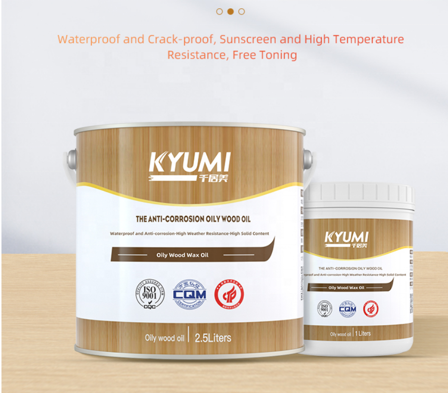 Kyumi Eco-friendly Food Grade High Hardness Waterproof Wear-resistant Wood Protection Oil