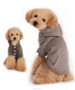 Meago Dog Hoodie with Pocket Soft Cotton Fashion Poodle Clothes Maltese Sweater Puppy Sweatshirt for Small Dogs