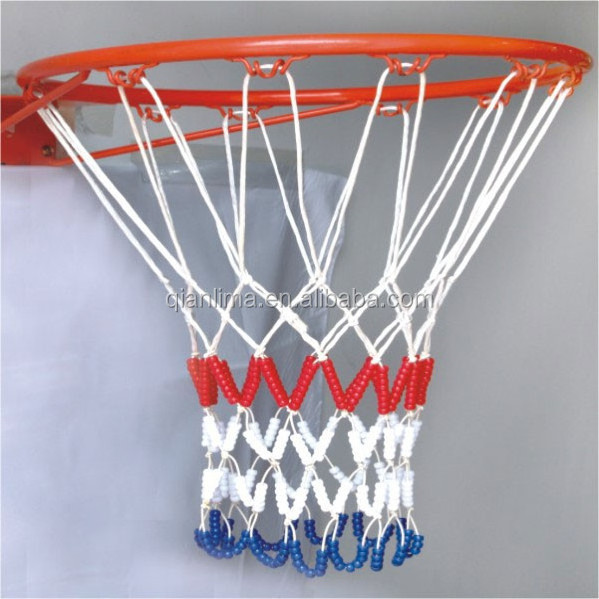 Manufacturer outdoor basketball net Custom Cheap Basketball Net with Beads