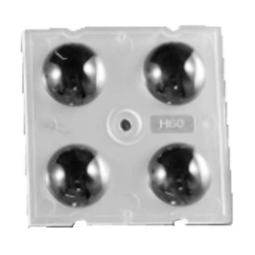 LedLink Optics Lens LL04CR-BXJ60L02 Led lighting lens 2x2 array Crees Lumiledss 60, 90, 65*165 , 45*155 , 80*150 , 95*165deg