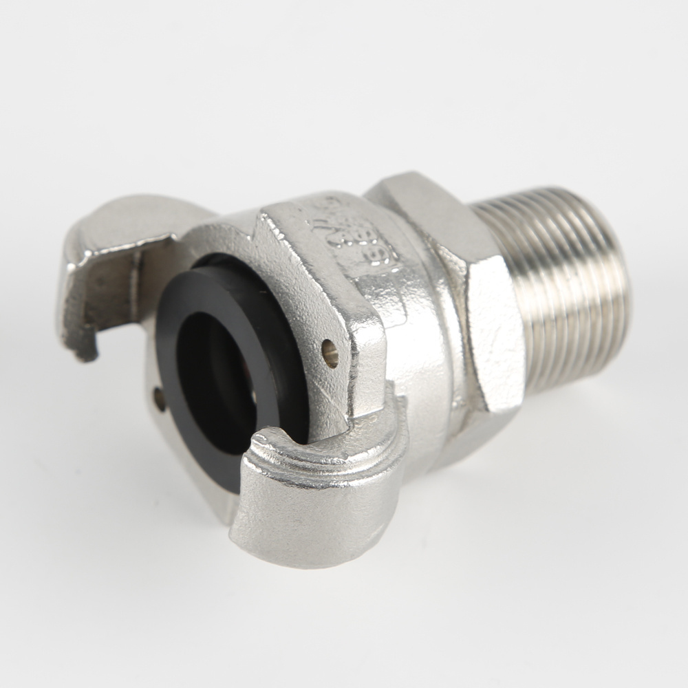 Stainless Steel Chicago Couplings Male End USA Air Hose Fittings / Connector