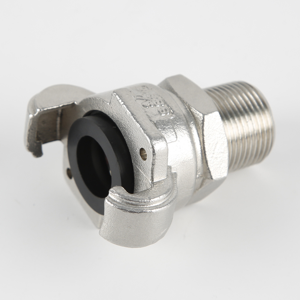 Stainless Steel Chicago Couplings Male End USA Air Hose Fittings / Connector