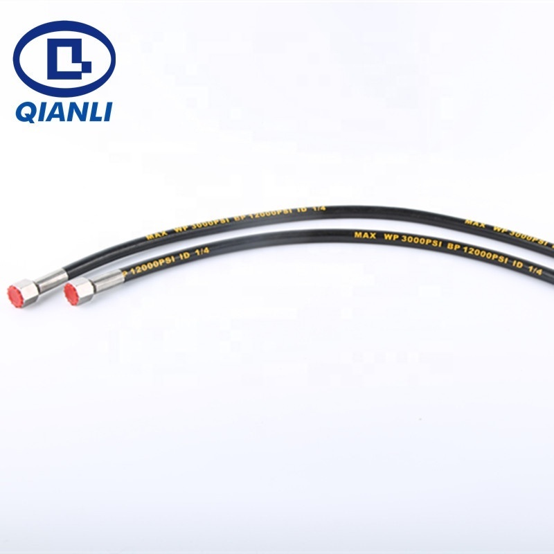 Thermoplastic Hose SAE100 R8 Spray Tube Nylon Resin Hydraulic Hose Assembly