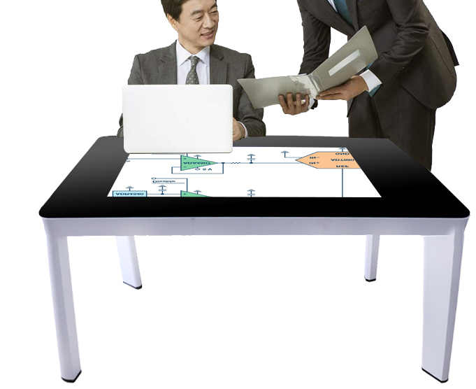 43 Inch PC built in Touch screen interactive multi touch table coffee Table smart network touch table with lcd screen