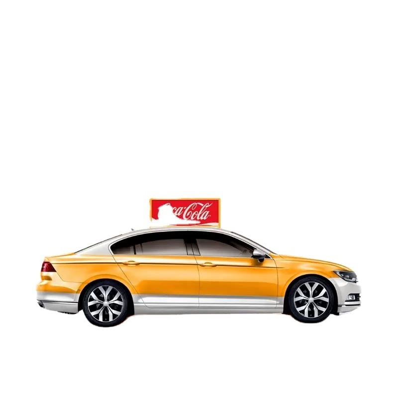 New High Resolution Taxi Roof Top led car advertising screen P2.5 P4 P5mm Car led display for car advertising