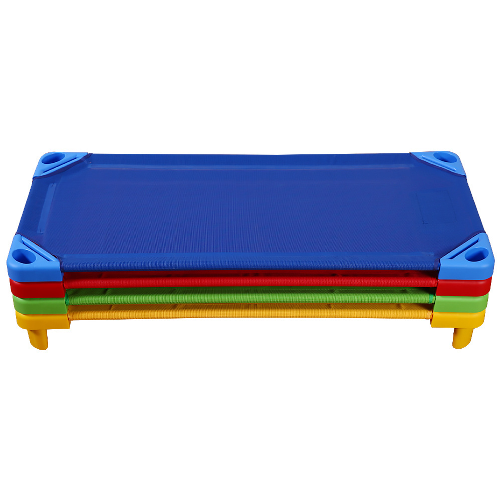 POTENTIAL Factory Custom New Arrivals Sleeping Durable Kindergarten Kids Stackable Stretcher Bed