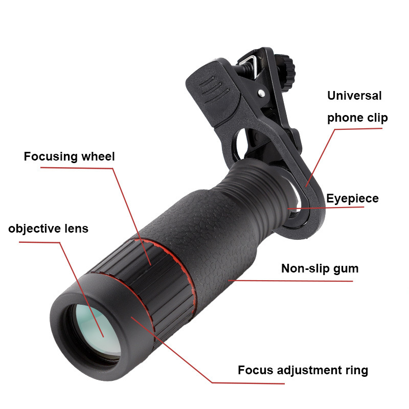 32x HD Telephoto Phone Lens for Mobile Smartphones Picture Video Taking Photographer