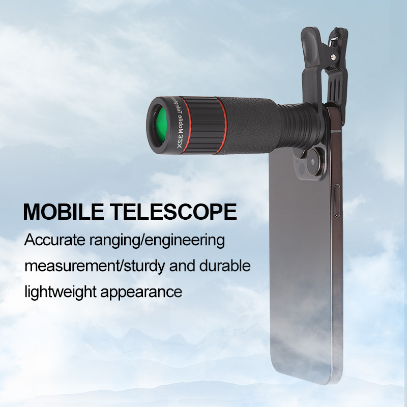 32x HD Telephoto Phone Lens for Mobile Smartphones Picture Video Taking Photographer