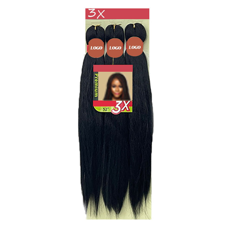 hair extension for black people wholesale 1 2 3 pack pre stretched 100% kanekalons braiding bundles wholesale