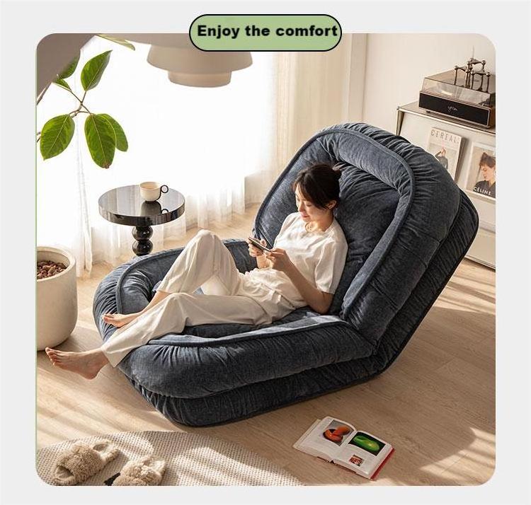 Living Room lazy chair single sofa chair fabric upholstered leisure lounge chair for living room large human dog bed for adult