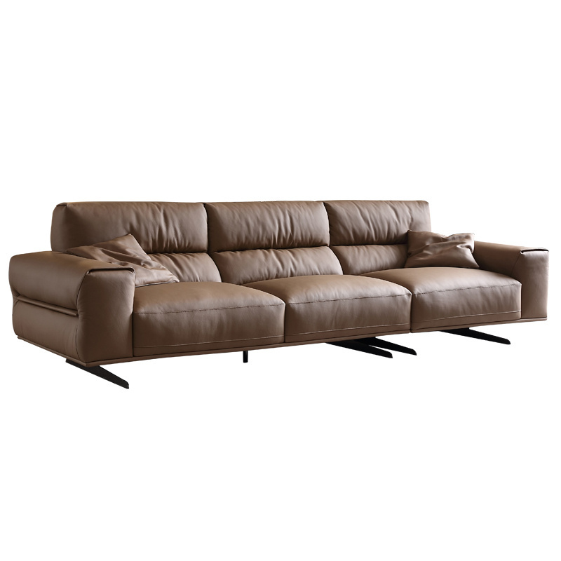 Luxury alcantara sofa set chesterfield sofa set luxury modern luxury big size Italian sofa