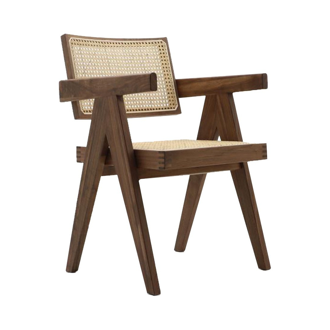 Leisure Style Wooden and Rattan Assembled  Chair for Living Room for Hotel Outdoor Bedroom Villa Apartment Use