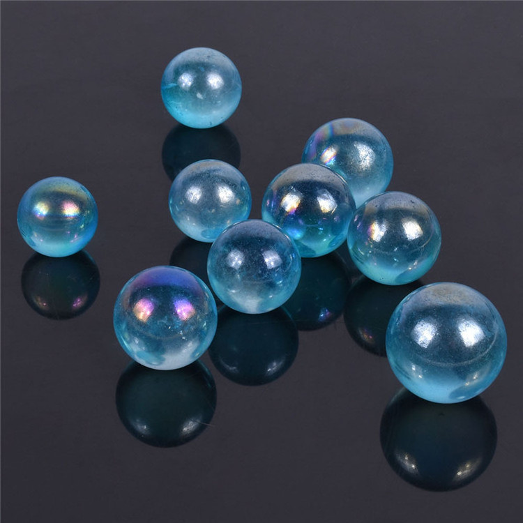 Quartz Ball Sphere Crystal Ball Small Beads Aura Crystal Wholesale Blue Feng Shui Home Decoration Love Crystal Image Polished