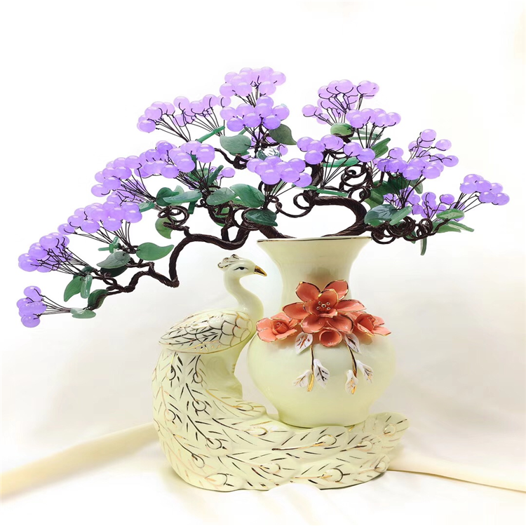 Factory Made Phoenix Cheap Crystal Crafts Gifts Tree for Home Decoration