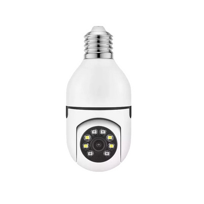 5G Outdoor Wireless Smart E27 Socket Lamp Lightbulb PTZ Camera 360 Degree Auto Track Security CCTV Wifi Light Bulb Camera