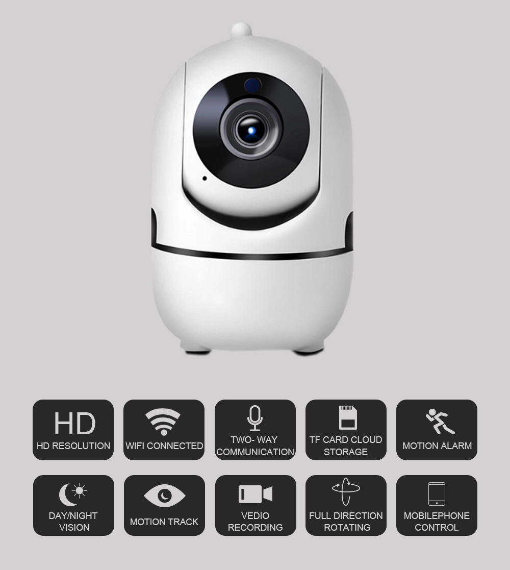 1080P FHD Resolution WiFi Mini CCTV Camera IP Home Security Smart Wireless Camara with Night Vision