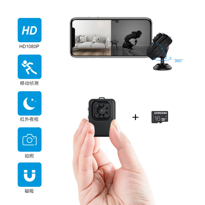 New Product Ideas 2023 HD 1080p Magnetic Mini Recorder Camera Wireless Camera Mini Camera