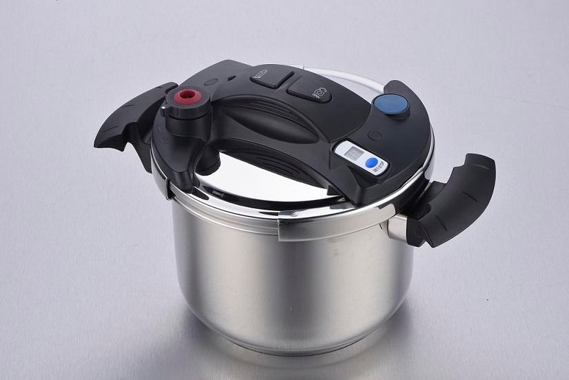 SANDWICH BOTTOM COOKWARE TIMER PANS PRESSURE COOKER FOR GENERAL USE