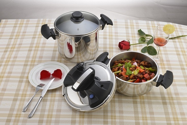 high quality eco-friendly multifunction non-stick stainless steel pressure cooker on sale