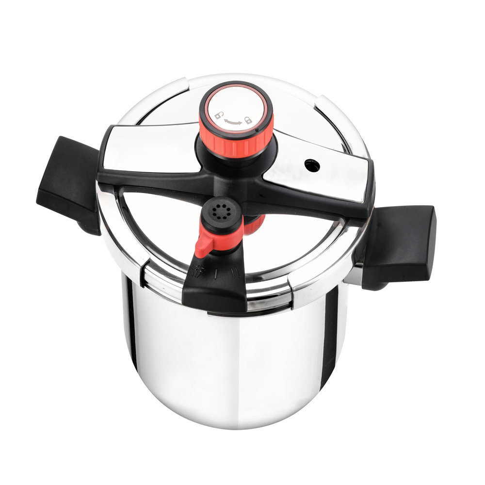 Induction pressure cooker with double speed and bakelite handles