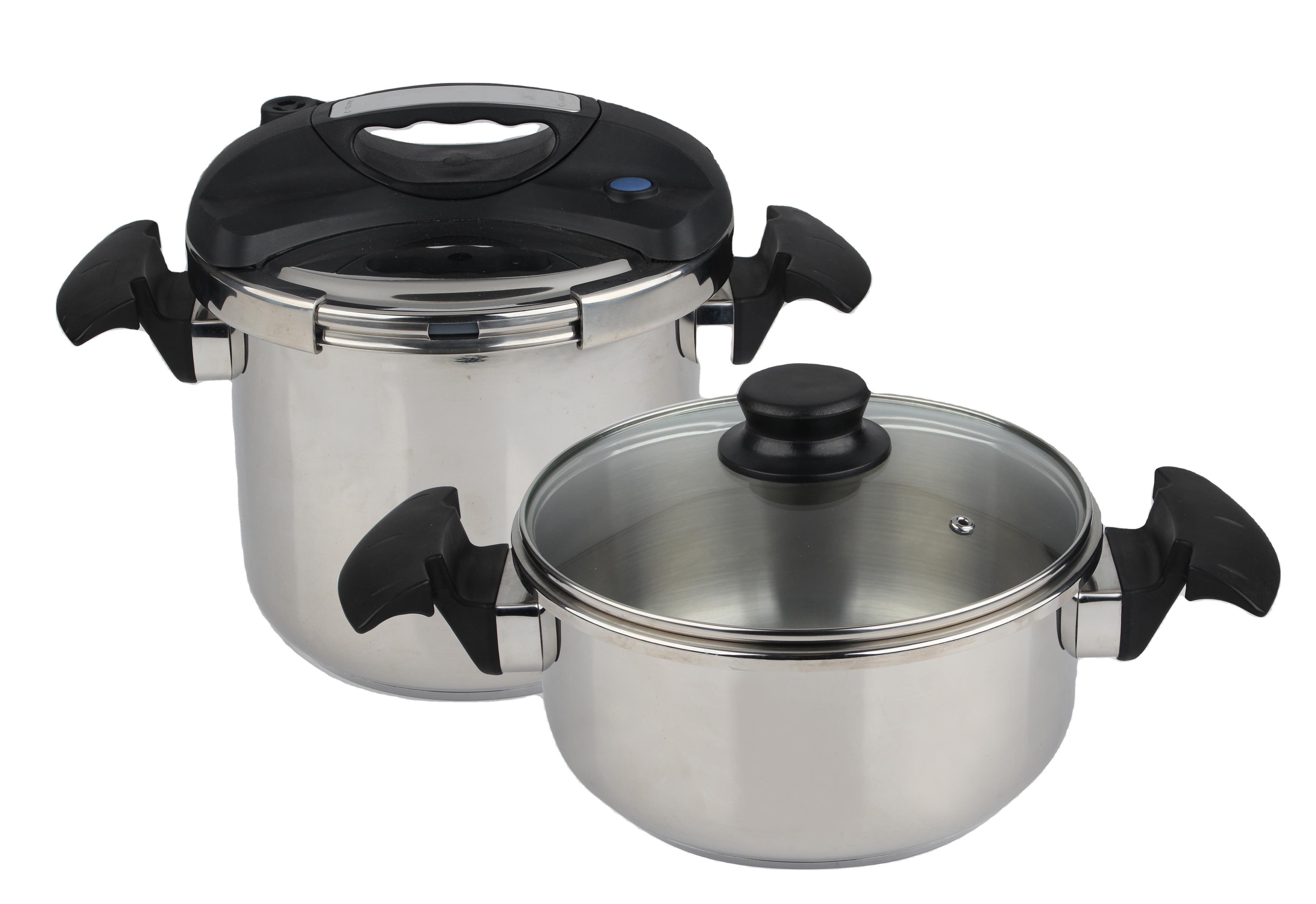 Pot set hot sell household induction stainless steel high pressure cooker