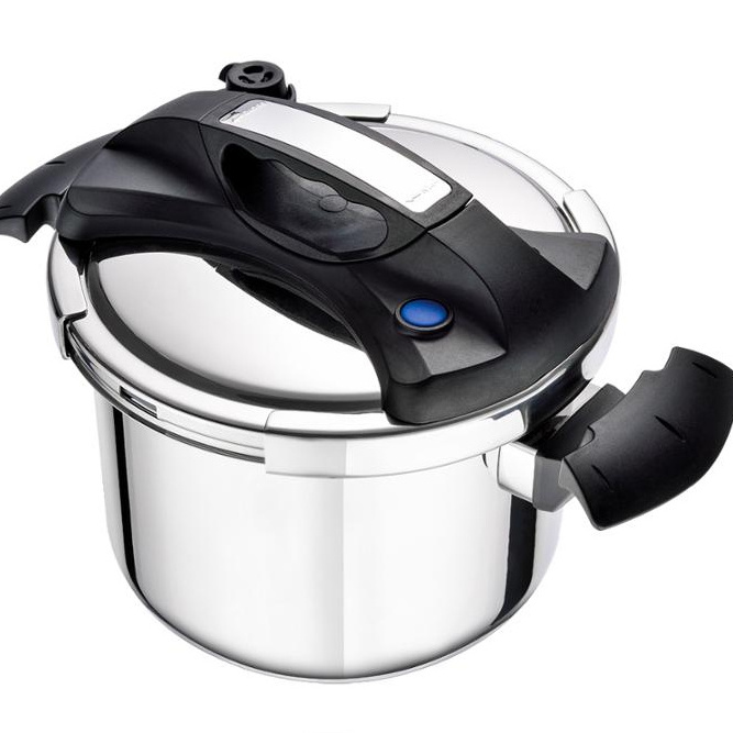 Stainless Steel High Pressure Cooker with  Easy Clean