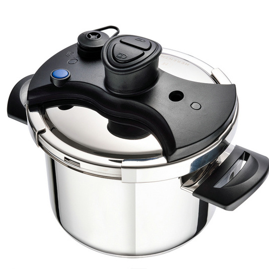 22CM 8 LITRE CE Certificate large restaurant stainless steel pressure cooker for 5/6 person