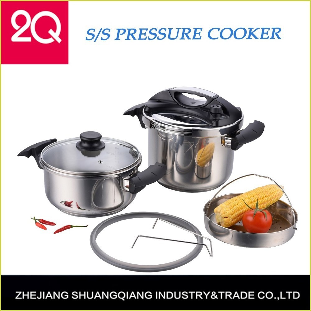 TUV standard surgical steel german style pressure cooker