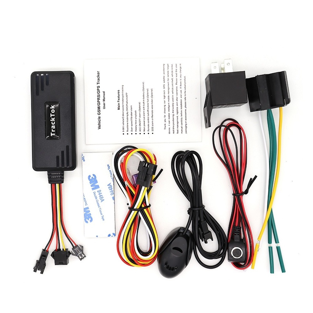 GT06 GPS Tracker for Vehicles Hidden Real-time Anti-Theft Car GPS Tracker with Remote Oil/Power Cut Off, ACC SOS Alarm