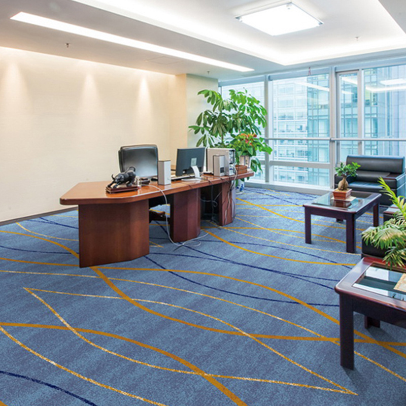 QIANQIAO Commercial Banquet Hall Corridor Hospitality Room Wall to Wall Carpet Wool Luxury Hotel Axminster Carpet