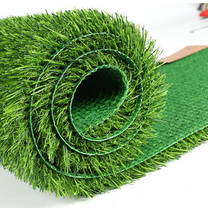 High density 6mm construction artificial lawn Plastic Grass Synthetic Turf vertical green grass wall decor artificial grass