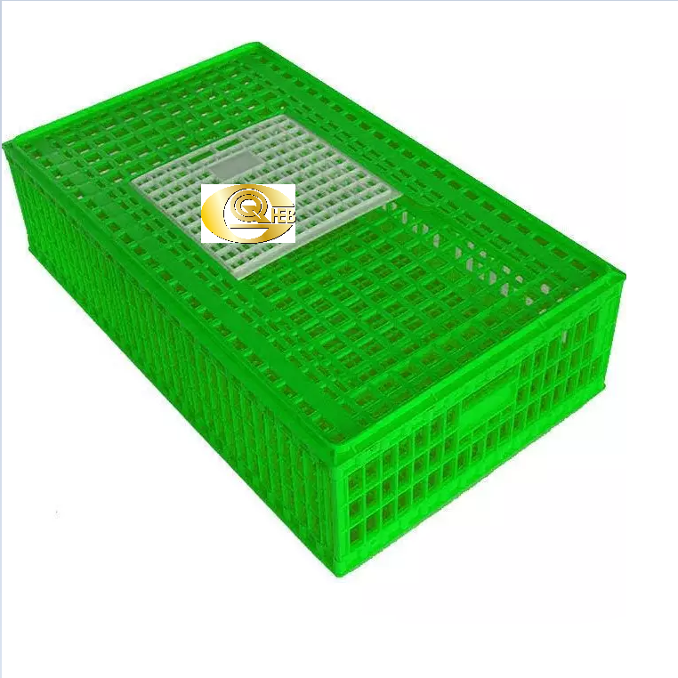 Poultry Carrier Crate Plastic Chicken Transport Cage  Chicken Carrier Travel Crate Basket Box for Poultry  Bird Duck Goose,