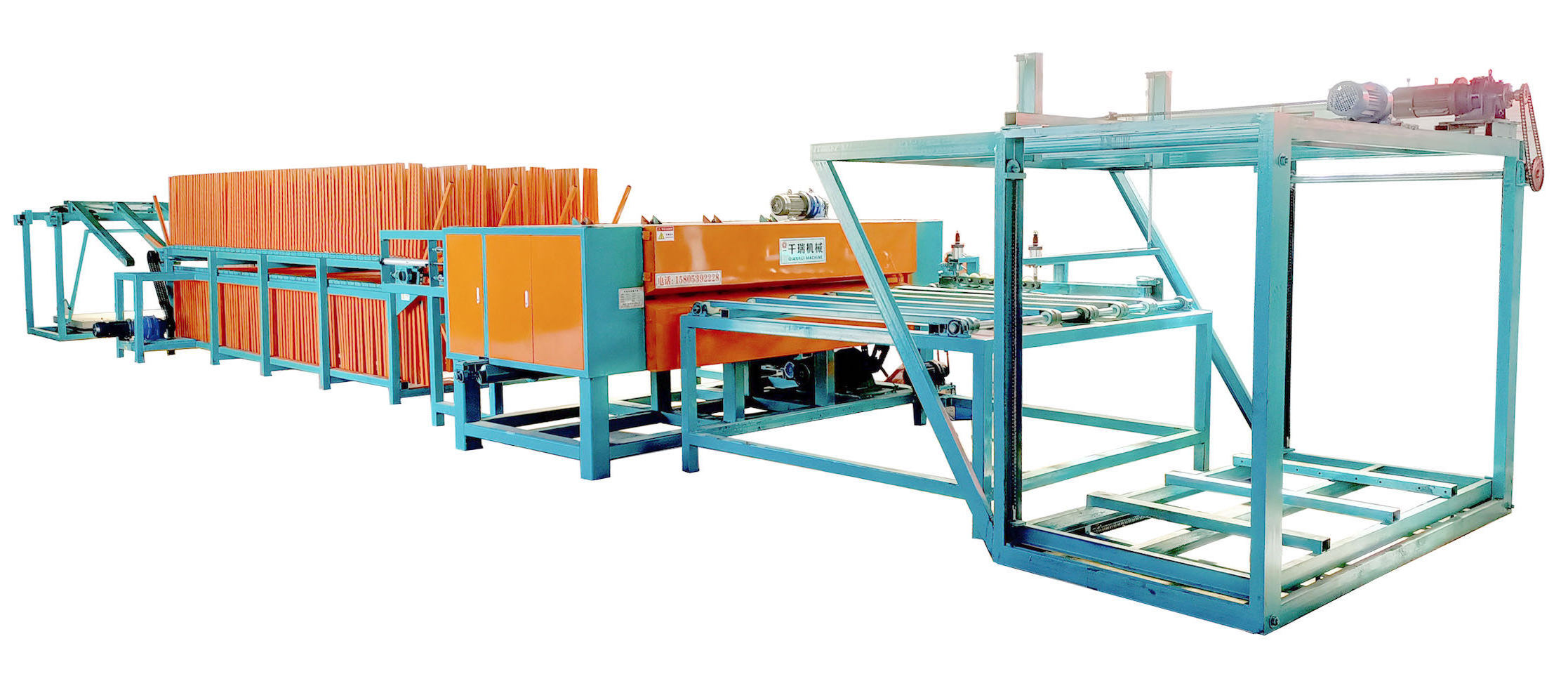 3.5mm-25mm 8 feet plywood putty machine production line