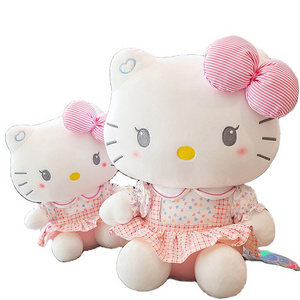 New Arrive Hello KT Plush Toy Pink Hellokitty Plush Girls Birthday Gift