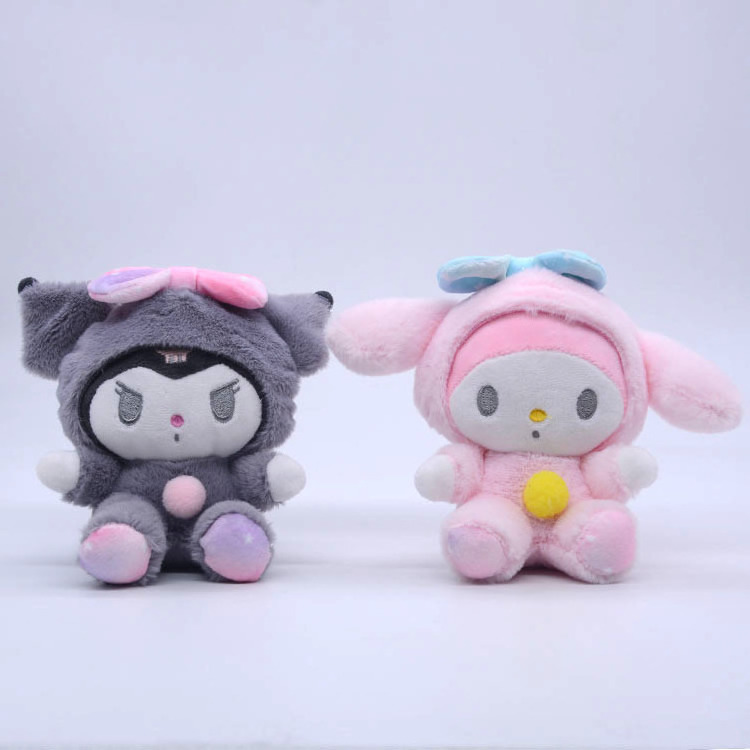 Wholesale 4 Inch Kawai My Melody Plush Keychain Sanrio Stuffed Animal Toys